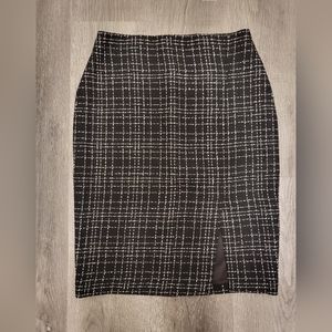 Knee length pencil skirt